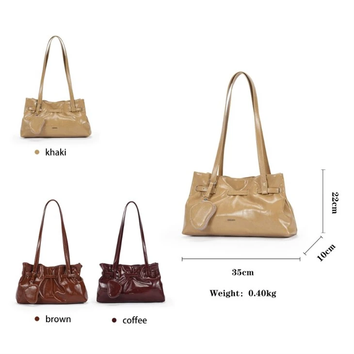 Vintage Leather Tote Bag high quality